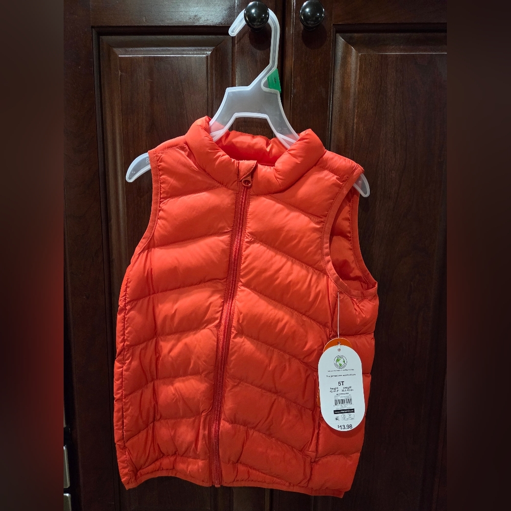 Bright Orange Puffer Vest